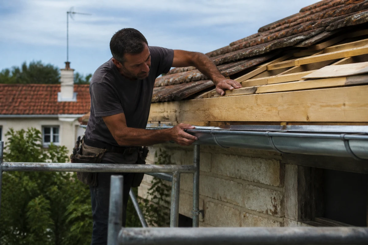Remplacement charpente blaye